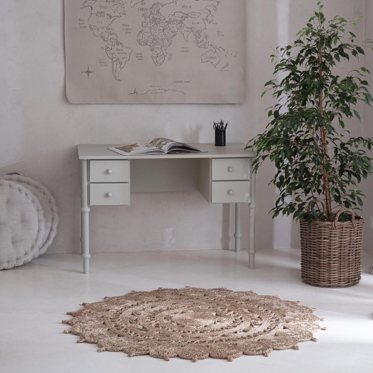 Drewniane biurko dziecięce Babushka Oliwka