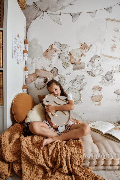 Tapeta do pokoju dziecka Tapeta Szkoła Leśna