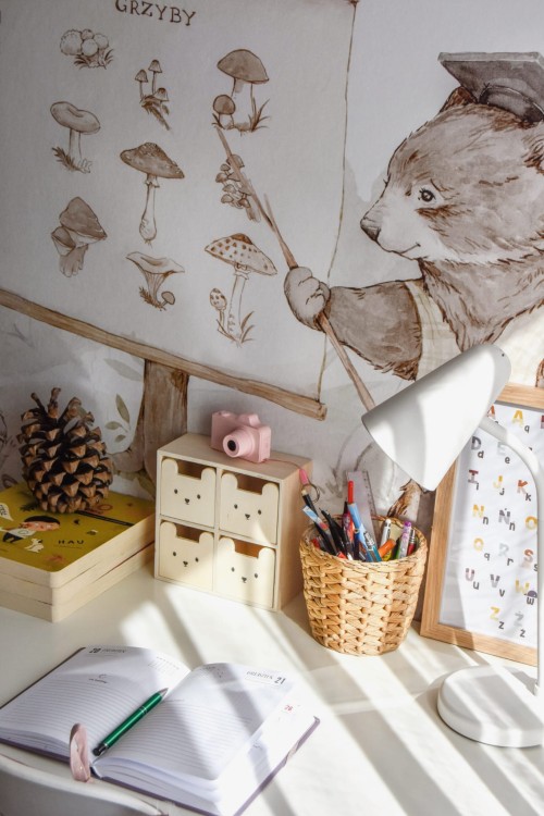 Tapeta do pokoju dziecka Tapeta Szkoła Leśna