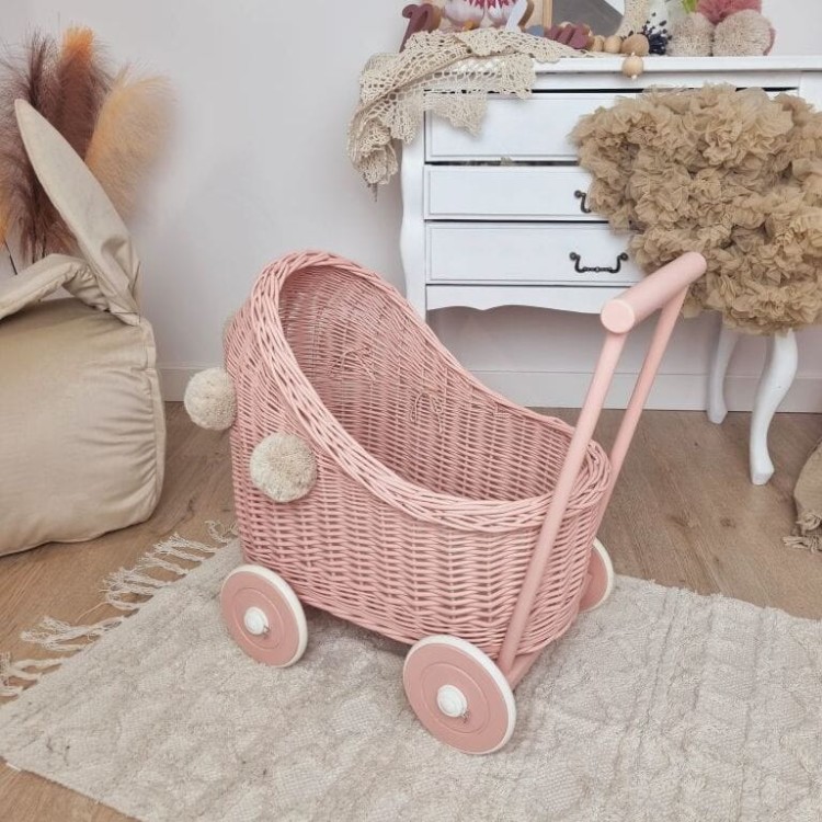 Wózek dla lalek pchacz brudny ró-4.jpg