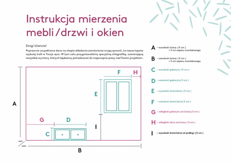 tapeta dla dziecka malumi instrukcja mierzenia 2 Woodlet Family - Green