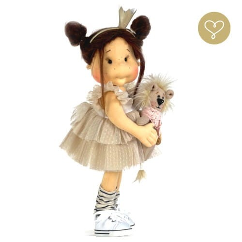 Lalka Candy Lou i maskotka Lewcio Miombo