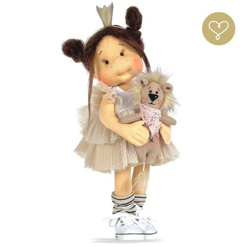 Szmaciana lalka Candy Lou Lullu Dolls z włosami alpaki