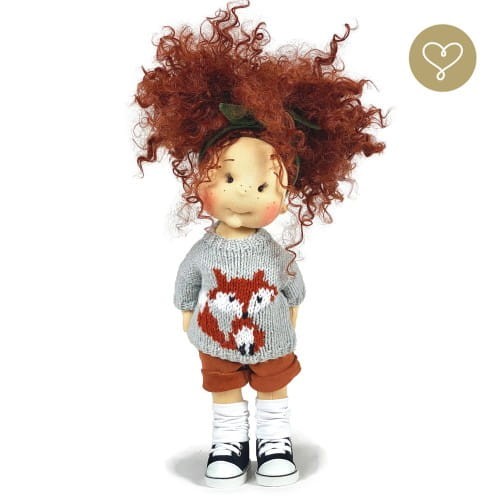 Szmaciana lalka dla dzieci Roxy – Lullu Dolls