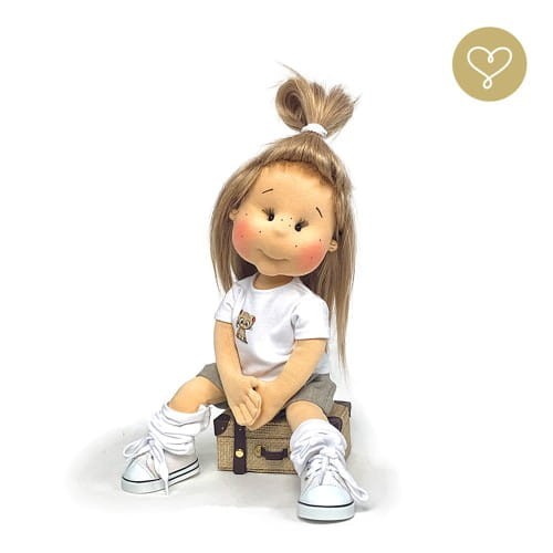 Szmaciana lalka dla dzieci Coco – Lullu Dolls