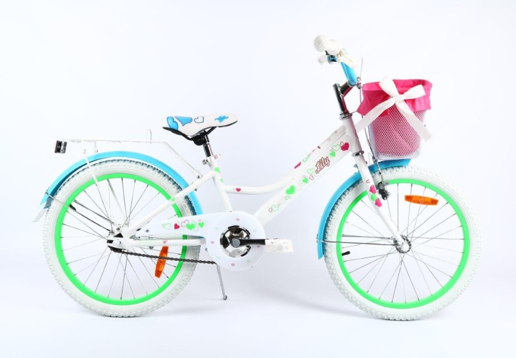 Rower dla dziecka BMX Lilly 20" biało-błękitny - PREZENT NA KOMUNIĘ