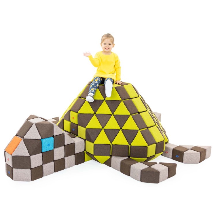 Kolorowe piankowe klocki magnetyczne JollyHeap