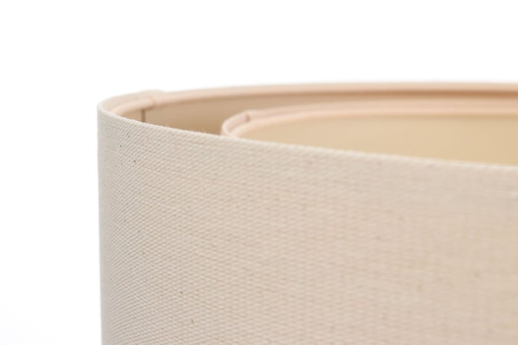 Podwójna lampka wisząca w stylu Boho – kremowo-beżowa