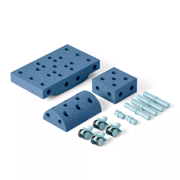 MODU Curiosity set Niebieski – kreatywne klocki dla dzieci