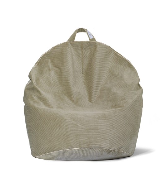 Pufa do pokoju dziecka Cozy Green L w kolorze zielonym