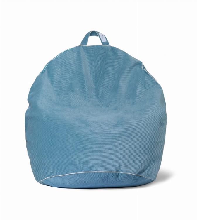 Pufa do pokoju dziecka Cozy Blue L w kolorze niebieskim