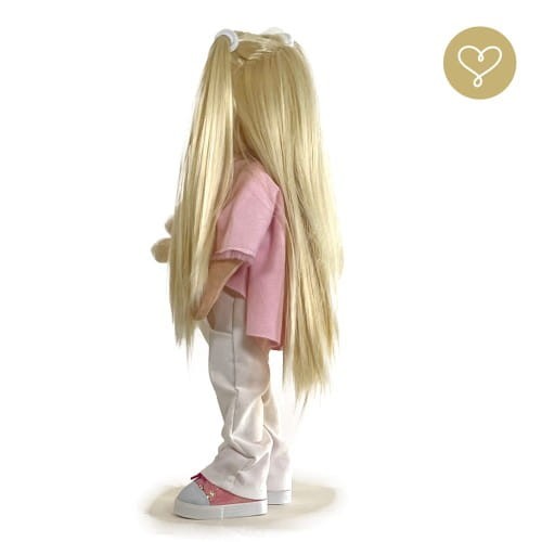 Lalka Beibea Lullu Dolls stojąca – szmaciana lalka handmade