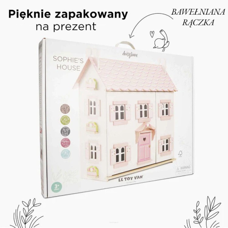 Trzypiętrowy domek Sophie z otwartą fasadą – Le Toy Van