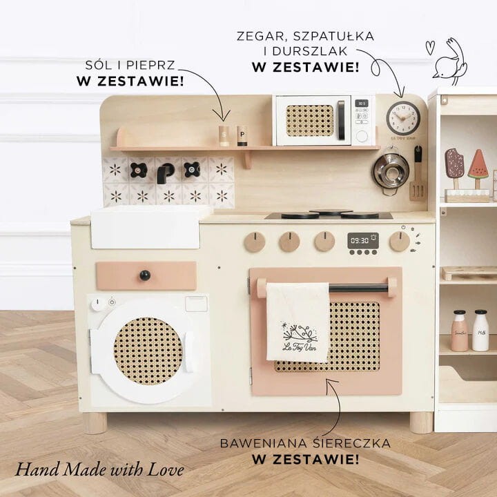 Pastelowa kuchnia zabawkowa dla małych kucharzy – Le Toy Van