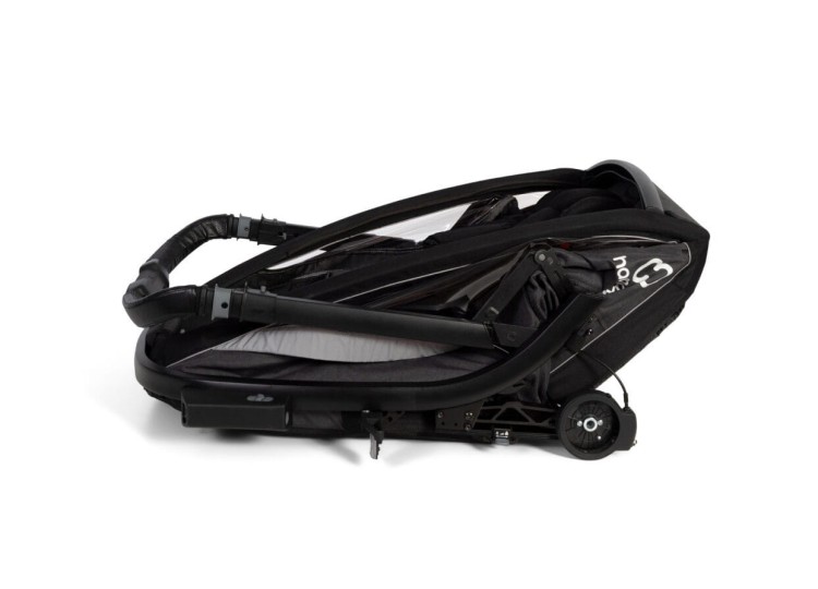 Hamax - Przyczepka rowerowa dla dzieci 3w1 COCOON, 2 osobowa - GREY/ BLACK