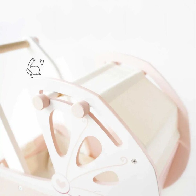 Detale wózka dla lalek Le Toy Van – koła z gumową powłoką