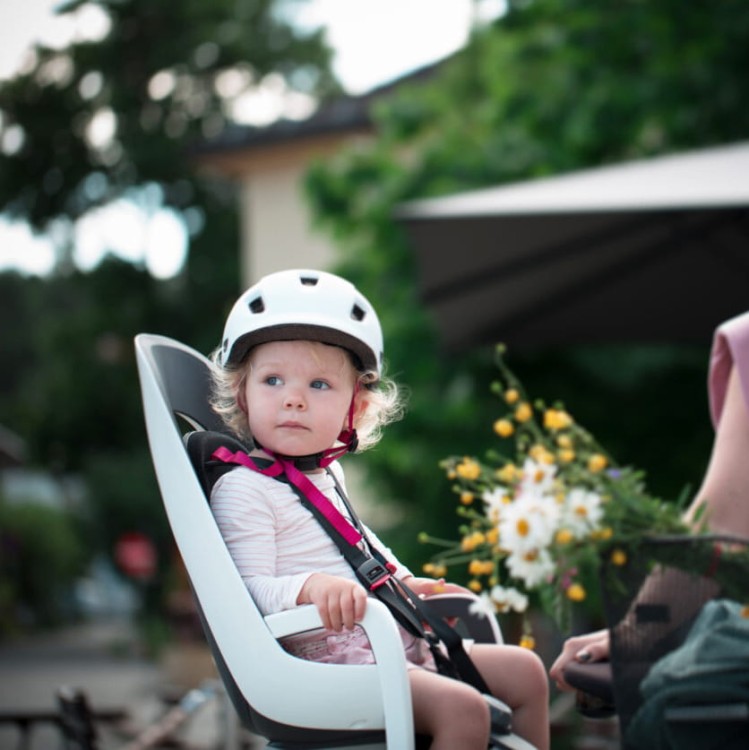 Hamax - Fotelik rowerowy Caress montowany na bagażniku - Green/black
