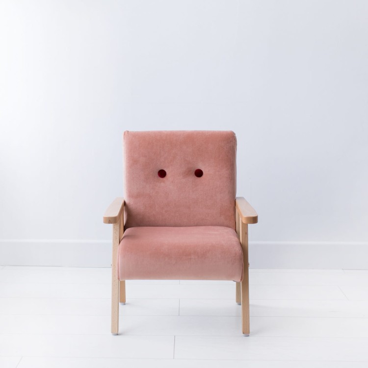 Fotelik dziecięcy Retro Welwet