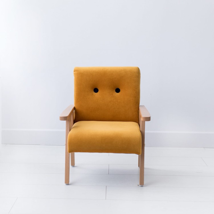 Fotelik dziecięcy Retro Welwet