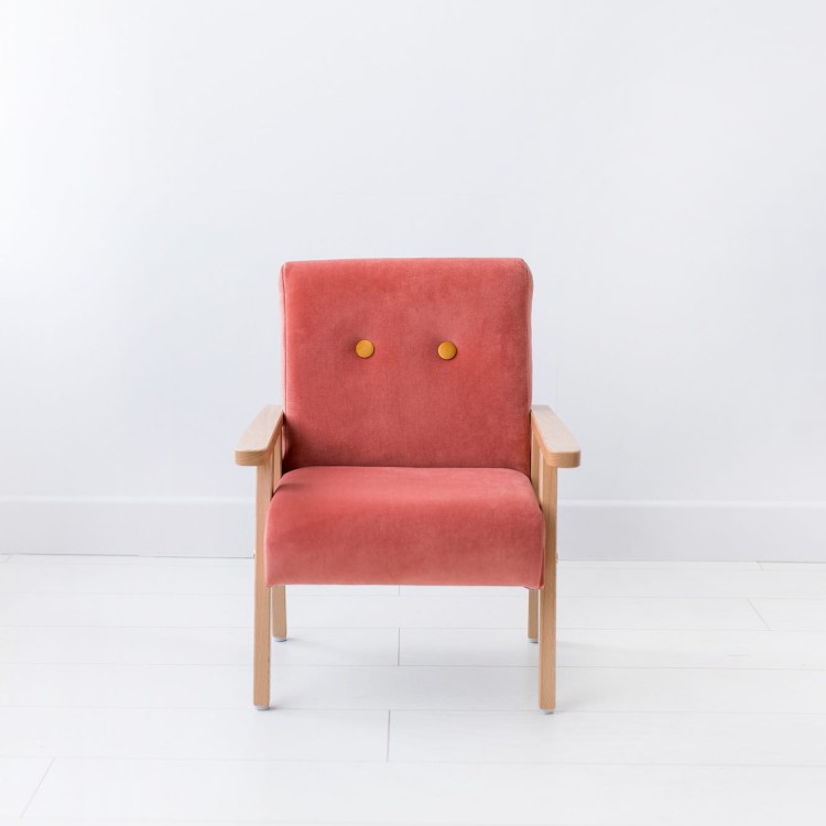 Fotelik dziecięcy Retro Welwet