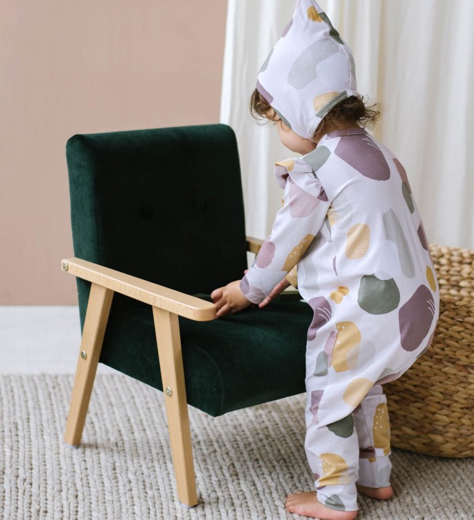 Fotelik dziecięcy Retro Welwet