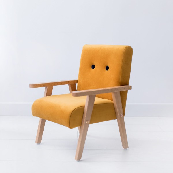 Fotelik dziecięcy Retro Welwet