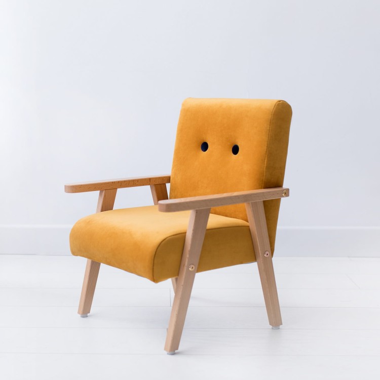 Fotelik dziecięcy Retro Welwet