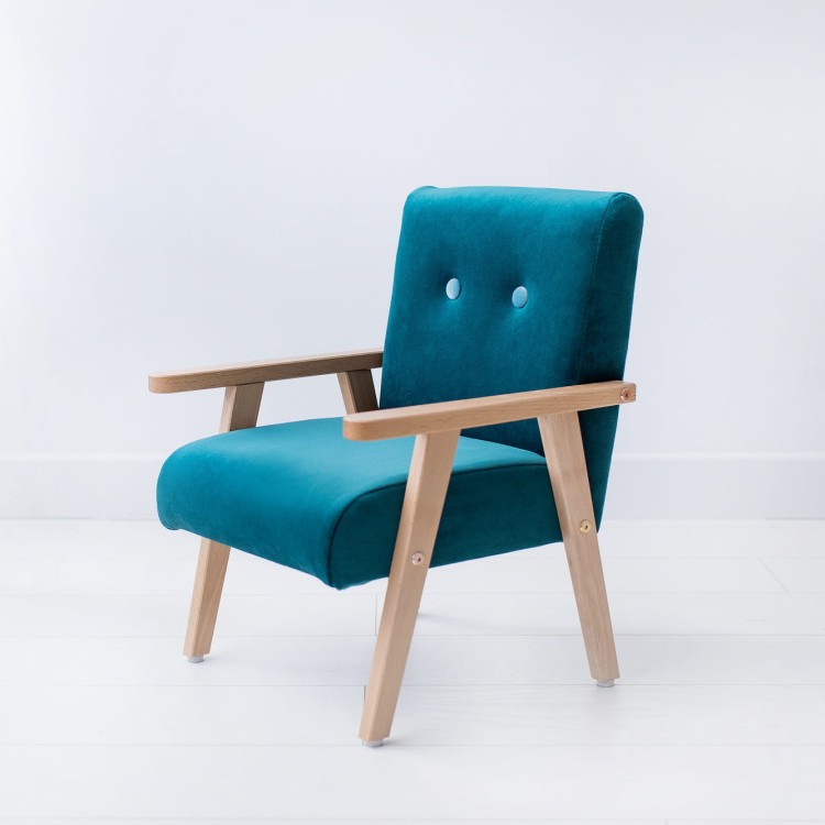 Fotelik dziecięcy Retro Welwet