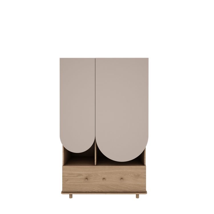 Drewniana szafa dla dziecka Bloom Mała