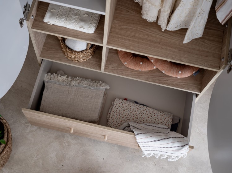 Drewniana szafa dla dziecka Bloom Mała