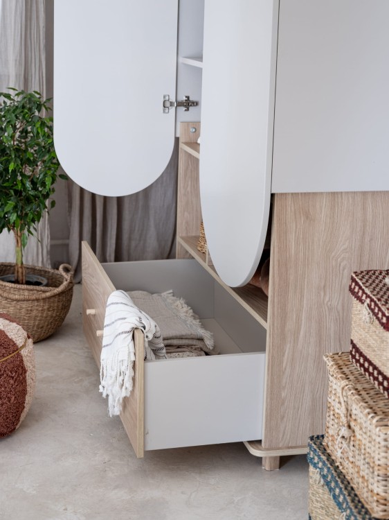 Drewniana szafa dla dziecka Bloom Mała