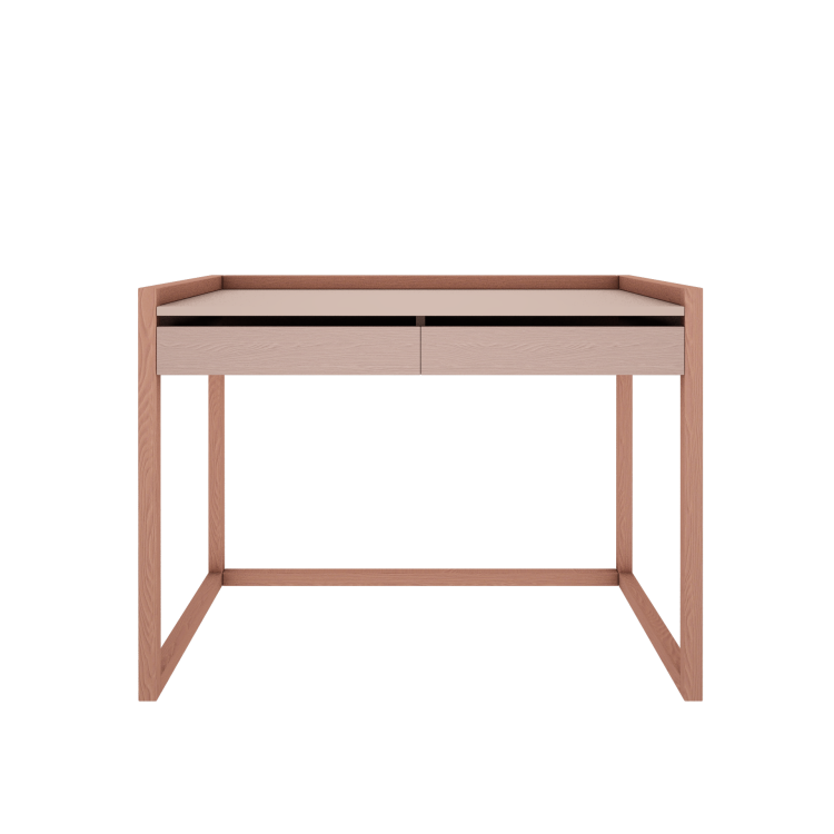 Drewniane biurko dla dziecka TWEENS różowe