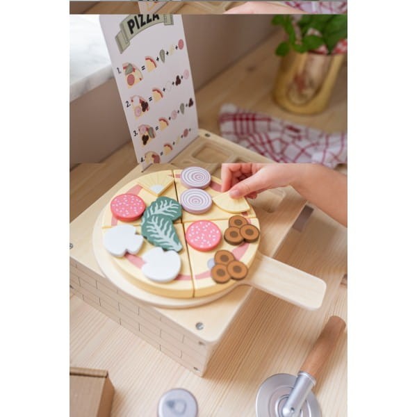 Kreatywna zabawa z drewnianym piecem Jabadabado