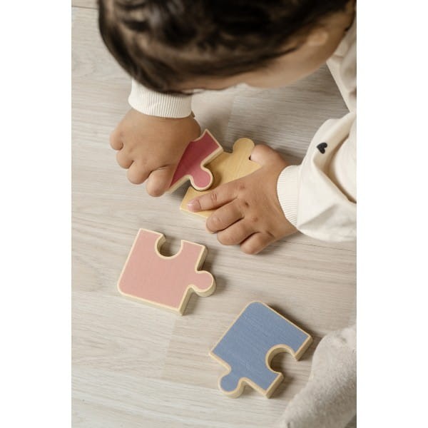 Układanka edukacyjna czteroelementowe puzzle Jabadabado
