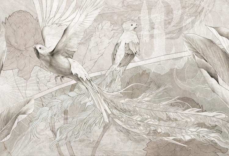 panama-warm-grey-nowoczesna-tapeta-do-salonu-i-sypialni-z-egzotycznymi-ptakami-3.jpg