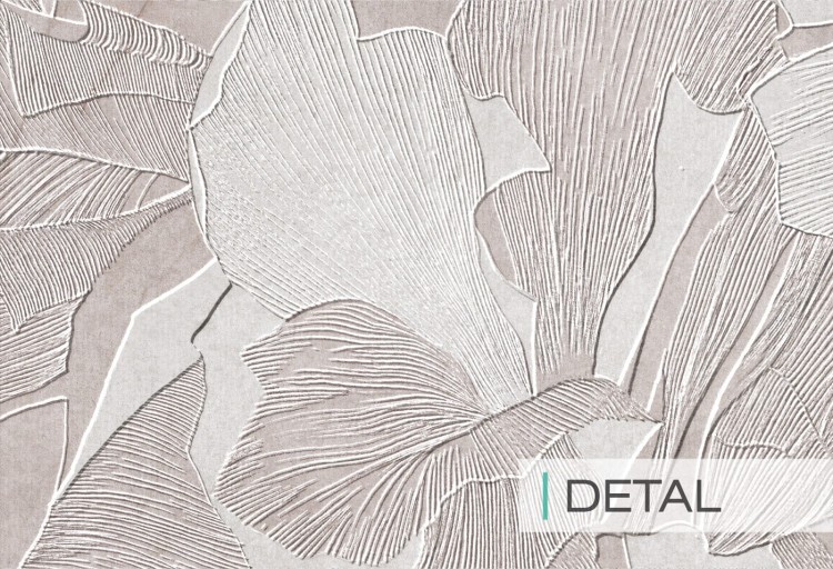 Tapeta Artystyczna Hibiscus - Shell Pink - Nowoczesna Tapeta Do Salonu I Sypialni Z Kwiatami Hibiskusa