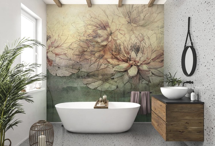 water-lilies-orange-tapeta-do-salonu-z-motywem-lilii-wodnych.jpg