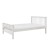 Drewniane łóżko podwójne Szczeblinka 120x200 cm Collet - białe