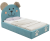 Łóżko dziecięce Miś Teddy LUX z miękkim zagłówkiem misia