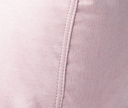 Pufa Bunny Soft różowa siedzisko z oparciem dla dziecka z uszami króliczka