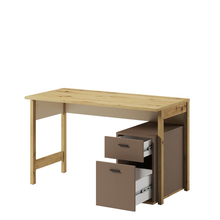 Biurko dla nastolatka Lenny z kontenerkiem