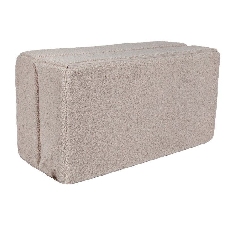 Rozkładana sofa dziecięca do pokoju dziecka kremowa