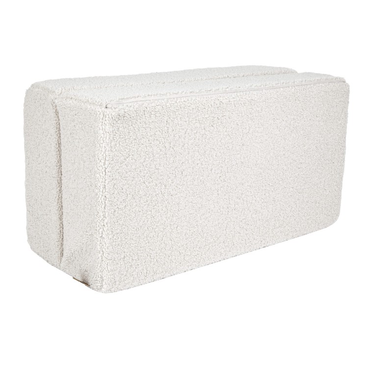Biała sofa dla dziecka MeowBaby Bearly Cube