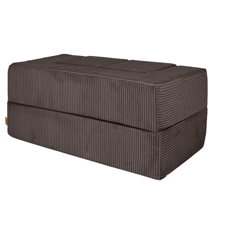 Nowoczesna sofa dziecięca w kolorze brązowym