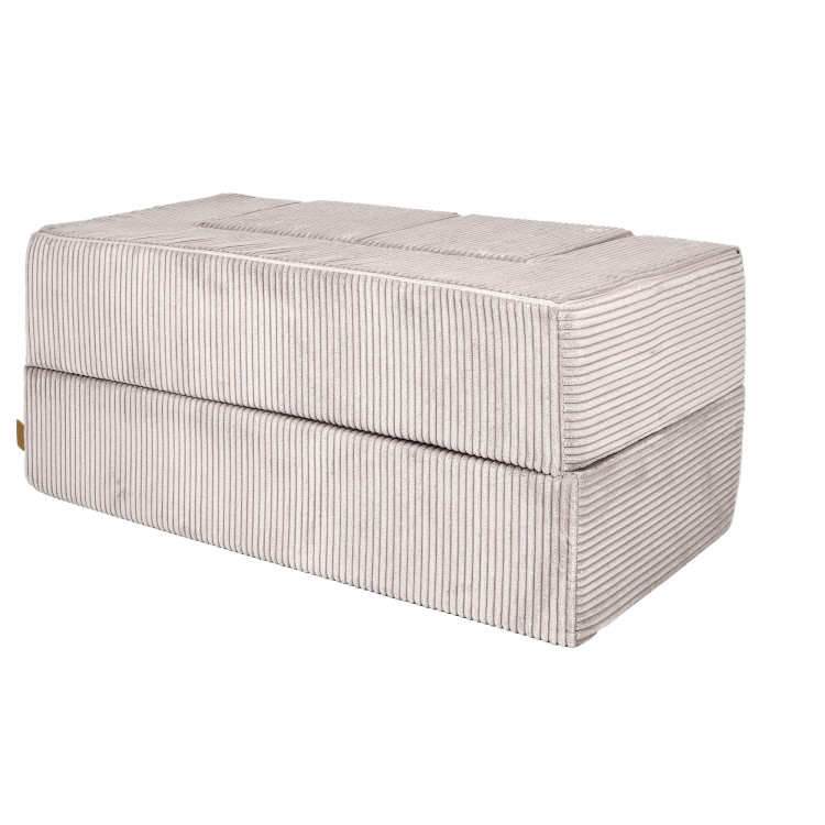 Modułowa sofa dziecięca sztruksowa ecru