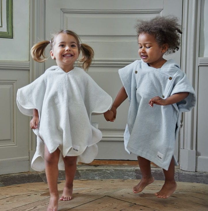 Elodie Details poncho kąpielowe Bermuda Blue z kapturkiem