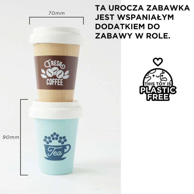 Le Toy Van kubki kawa i herbata FSC