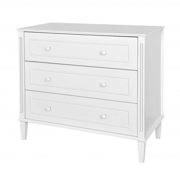 Komoda Bianka – elegancki design w kolorze złamanej bieli