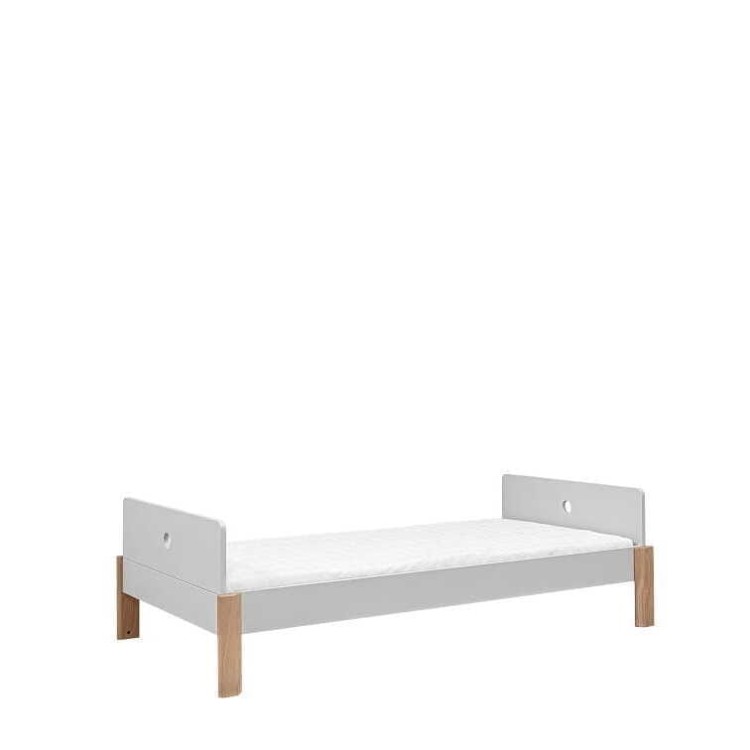 Drewniane łóżko pojedyncze 200X90 cm NOOI