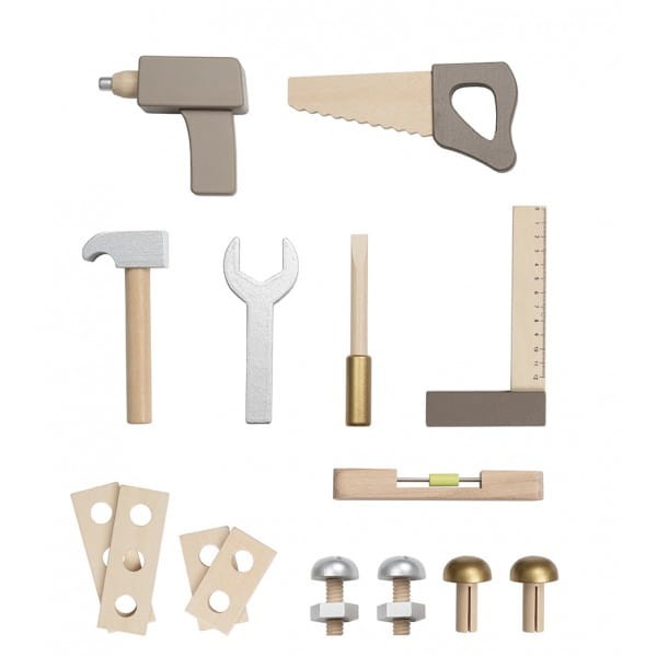 Warsztat majsterkowicza dla dzieci w kolorze grafitowym